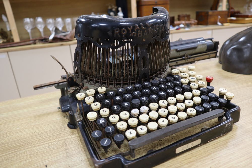 A Royal Bar-Lock typewriter